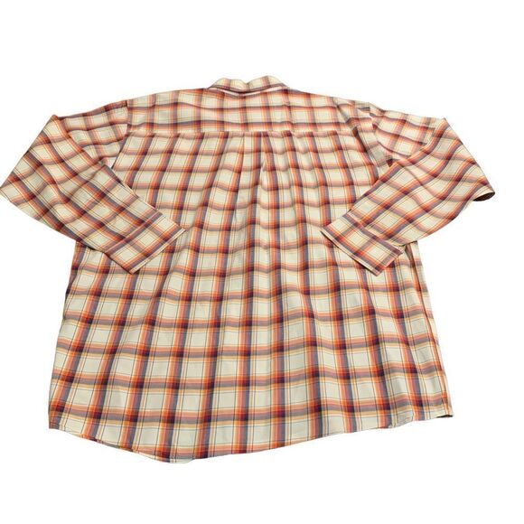 Wrangler George Straight Men’s Plaid One Pocket Button Down Western Shirt Large - Picture 2 of 8